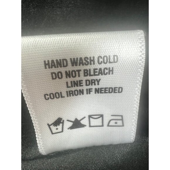 CeCe Womens Black Faux Leather Cropped Metallic Wide Leg Pants Black XL - Picture 9 of 16